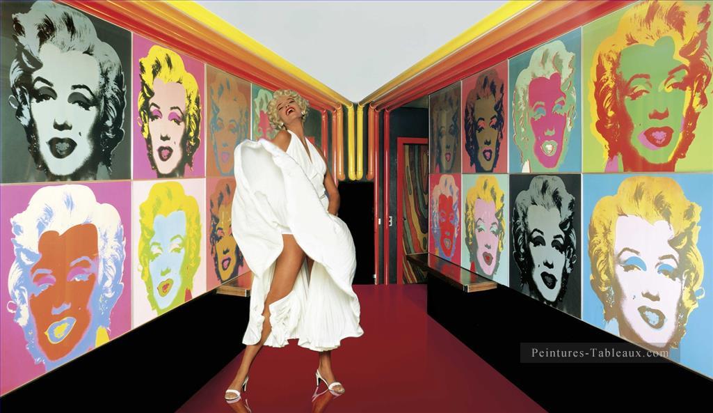 Marilyn Monroe Bailarina Andy Warhol Pintura al óleo